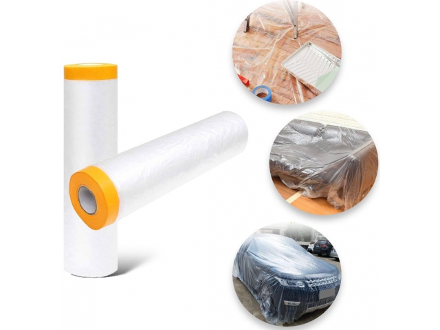 Maliarska zakrývacia fólia s páskou